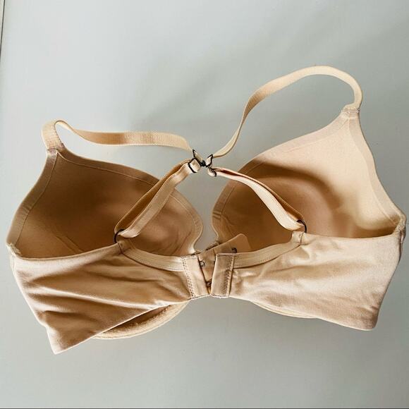 NEW NORDSTROM BP Nude Cream Tan Beige Convertible Racerback Underwire Bra 32DD - Picture 4 of 7